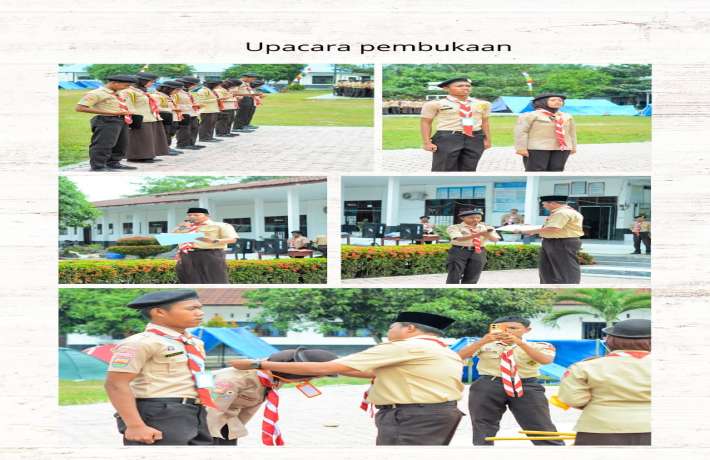 PERKEMAHAN HUT PRAMUKA KE-63 DI SMA NEGERI 2 KAMPUNG RAKYAT